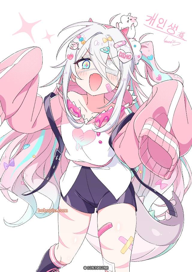 一张恐龙娘,Skeb绘画图片