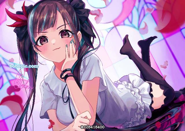 世界第一公主殿下,小女孩,彩色玻璃,玻璃,花铗镜图片