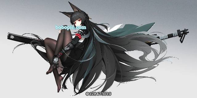 Zenless Zone Zero, Miyabi Hoshimi, doujin, Zenless Zone Zero 100+ Bookmarks, fox ears, black hair, 腿