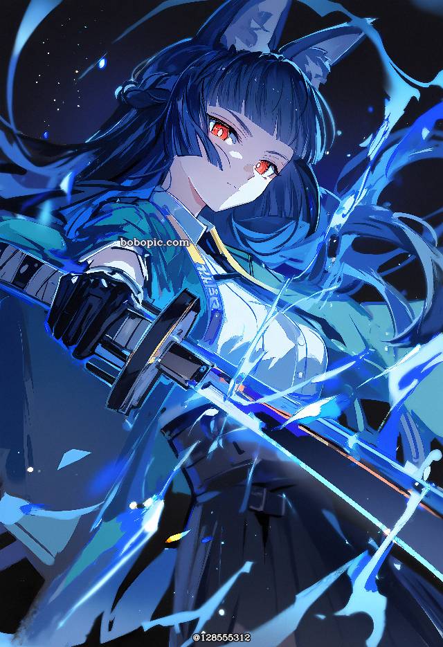 一张星见雅,小女孩,绝区零绘画图片