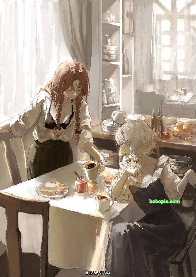 插画, 东方, 东方Project, 红美铃, sakuya izayoi