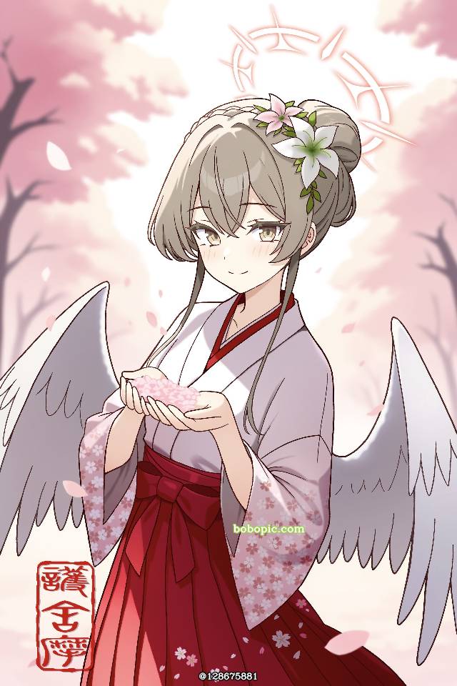 和装,桐藤渚,樱花,百合园圣娅,蔚蓝档案图片