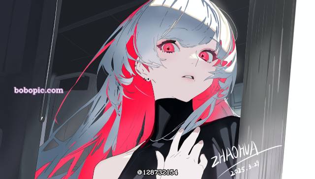 一张少女,小女孩绘画图片