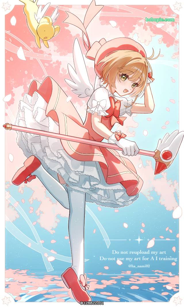 一张魔卡少女樱,pixivSakuraEffect,木之本樱绘画图片