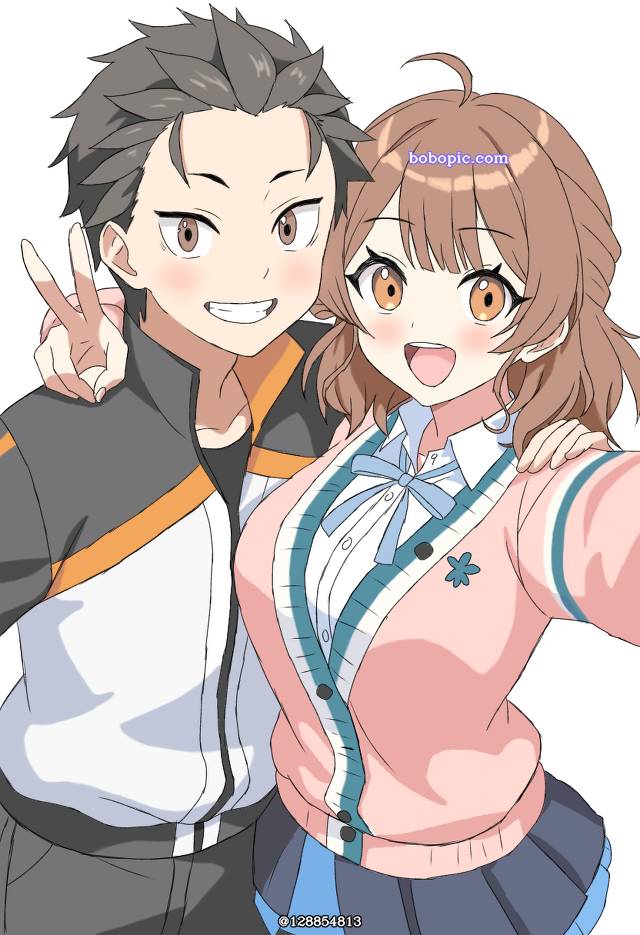 Re:从零开始的异世界生活,学园偶像大师,花海佑芽,菜月昴,跨界作品图片