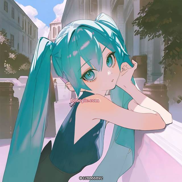 一张vocaloid,miku,未来,初音,初音未来绘画图片