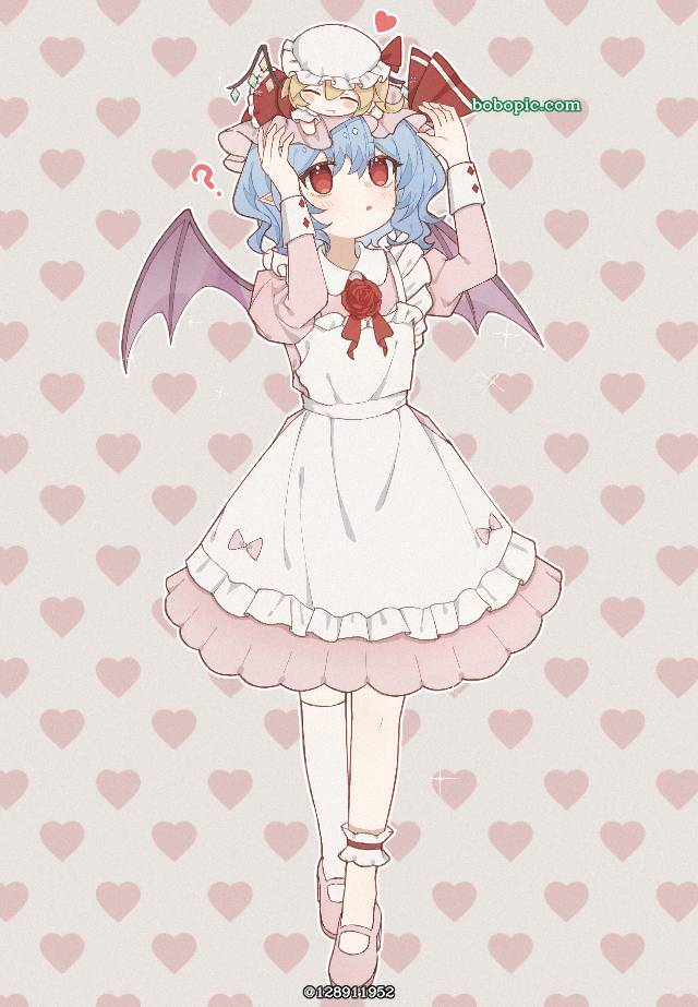 一张蕾米莉亚·斯卡蕾特,芙兰朵露·斯卡蕾特,东方Project绘画图片