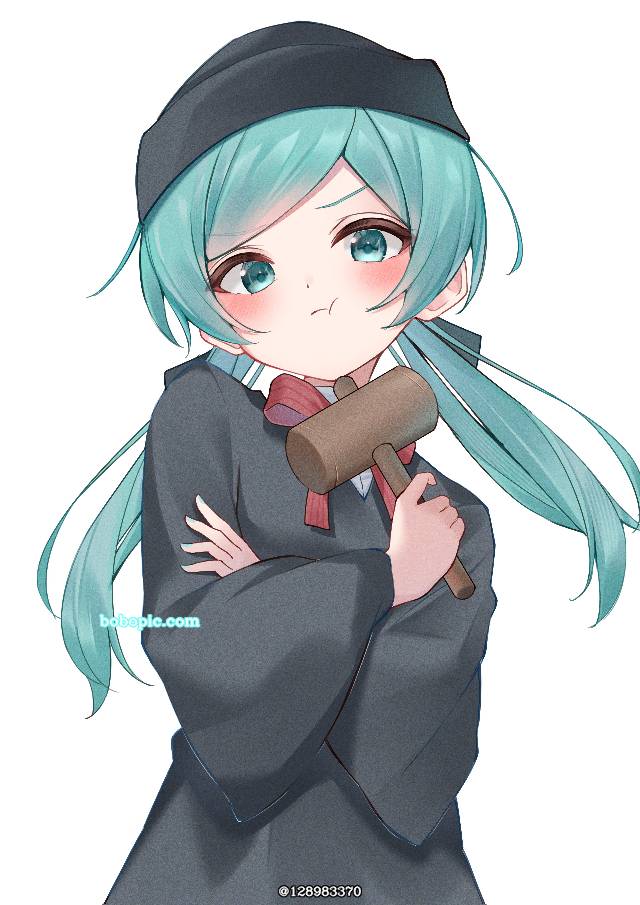 一张这个初音真美好,vocaloid,恋爱裁判,初音未来绘画图片