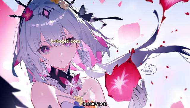 一张Castorice,小女孩,遐蝶,少女,崩坏：星穹铁道绘画图片