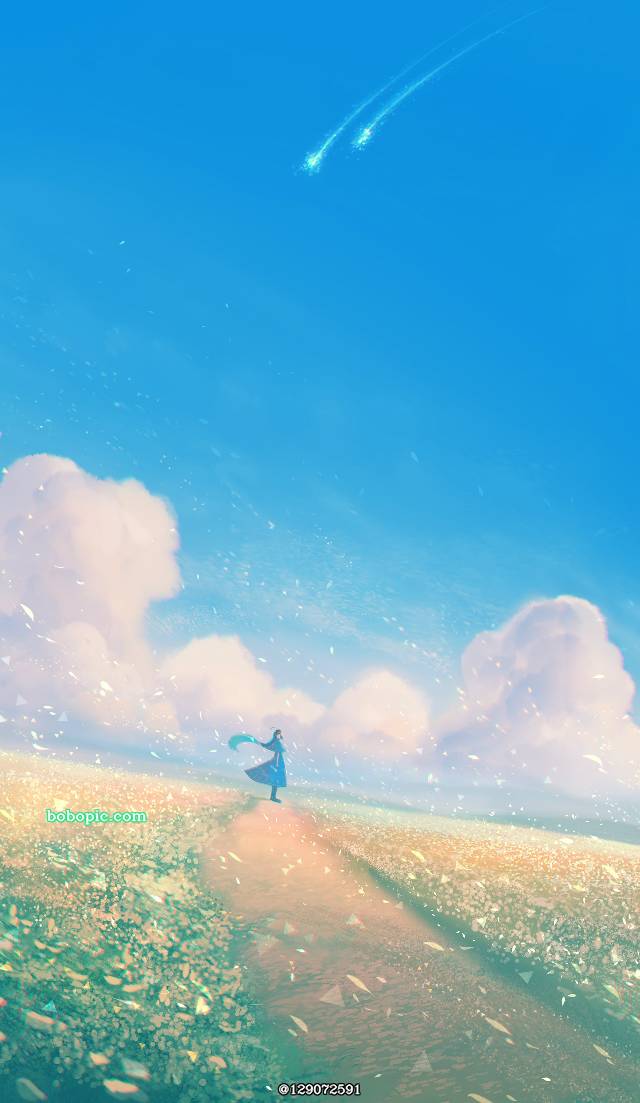 风景, sky, 原创, 女孩子