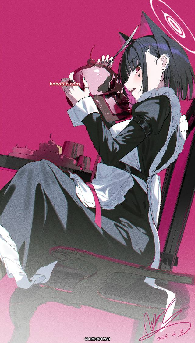 碧蓝档案, 杏山和纱, 女仆装, Blue Archive 1000+ bookmarks