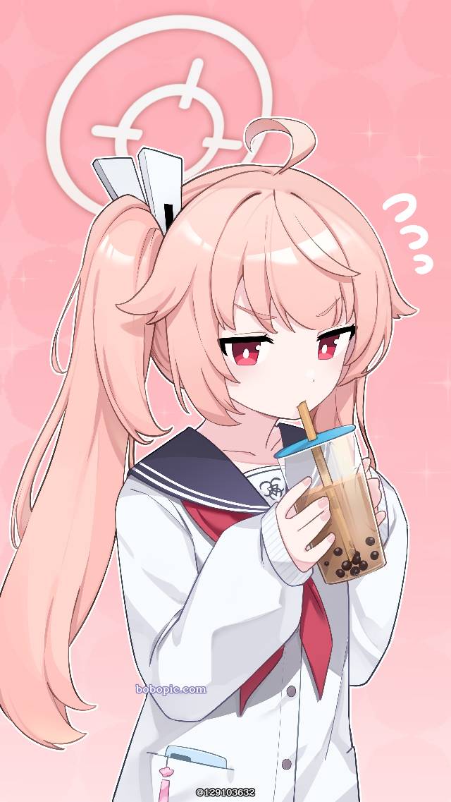 Yutori Natsu, 碧蓝档案, 女孩子, 放学后甜点部, uniform, cute, 原创, illustration