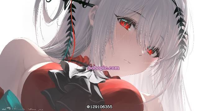 Arknights, 明日方舟, 脸红, 女孩子, White hair, 浊心斯卡蒂（明日方舟）, 欧派