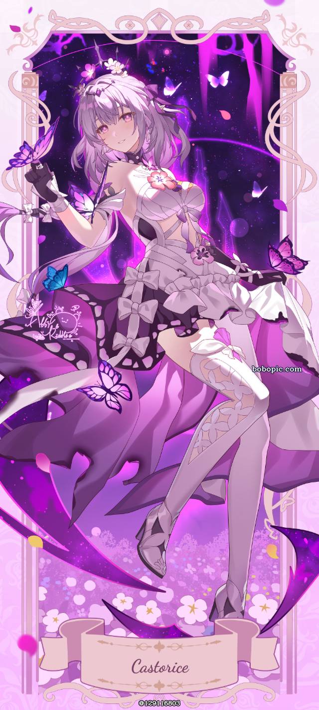 女孩子, doujin, Honkai: Star Rail, Honkai: Star Rail, 遐蝶, illustration, 崩坏：星穹铁道100收藏, 崩坏：星穹铁道500收藏