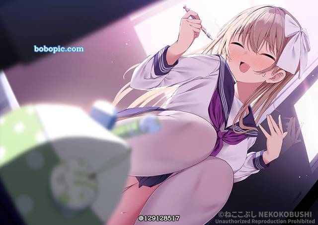 女孩子, 水手服, 女高中生, knee-high, 室内鞋