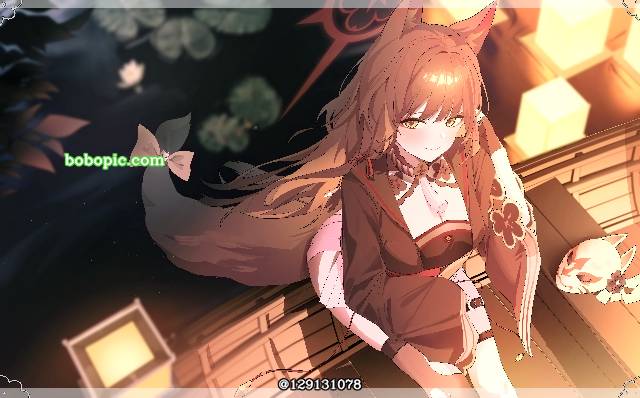 狐坂若藻, 碧蓝档案, fox girl