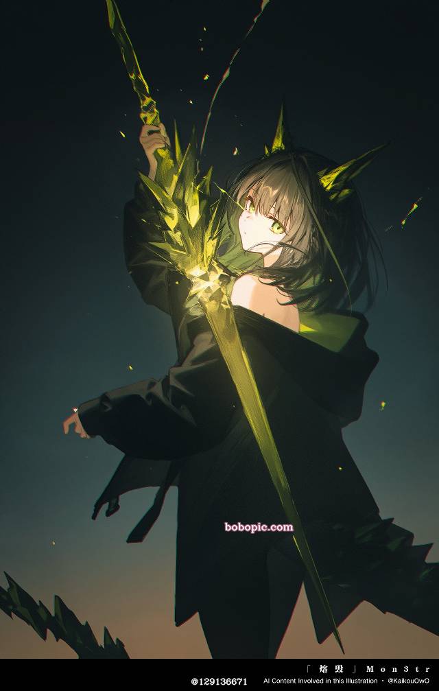 黑裤袜, light and shadow, Arknights, 明日方舟, AI 画作