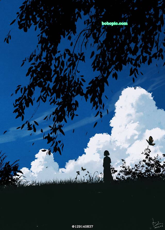 background, 风景, 原创, 涂鸦, 原创, 插画, original, 女孩子, young girl