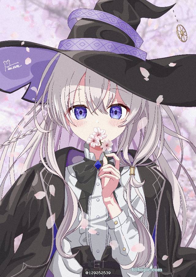 小女孩,小樱,少女,樱花,魔女之旅图片