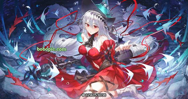 Arknights, Skadi (Arknights), 明日方舟, 浊心斯卡蒂（明日方舟）, Skadi the Corrupting Heart, Scadi, 水下, red dress