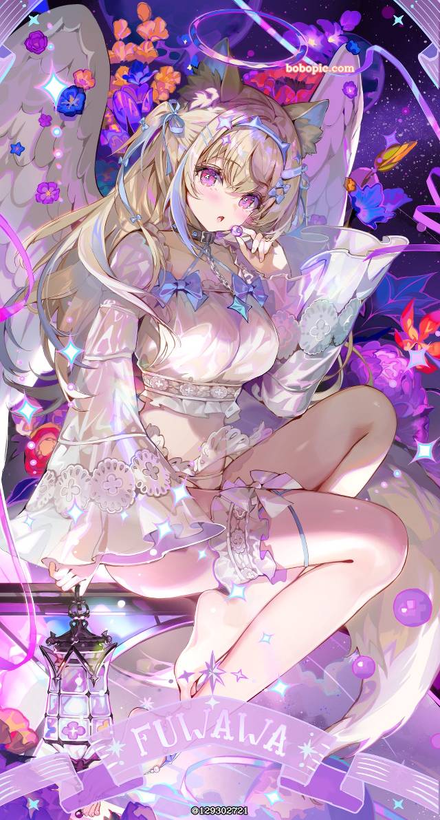 女孩子, Hololive 英语, Fuwawa Abyssgard, 兽耳, Hololive, Virtual YouTuber 1000+ bookmarks, original tag for fanmade works