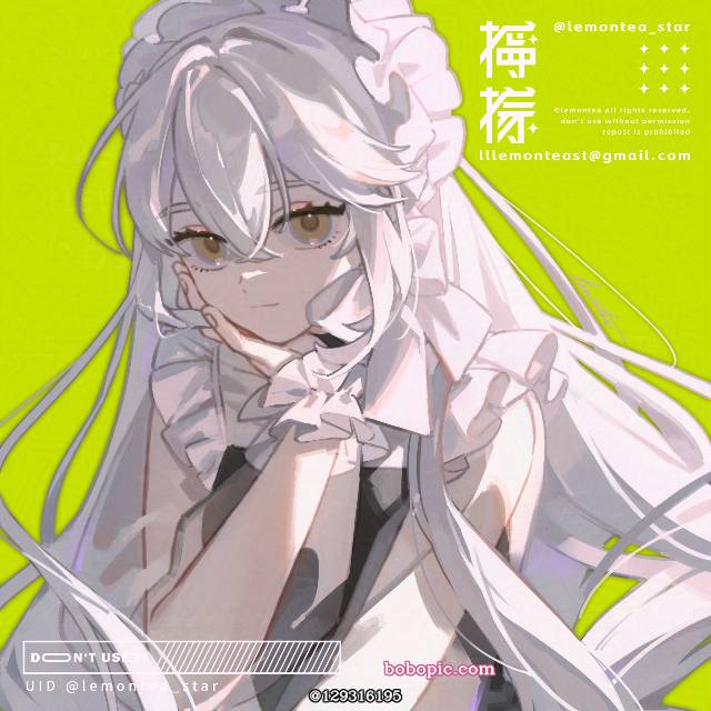 原创, 原创, 女孩子, 白发