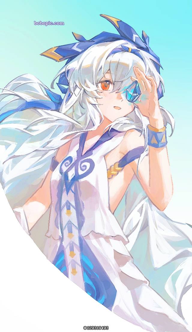 一张白发,明日方舟,温蒂绘画图片