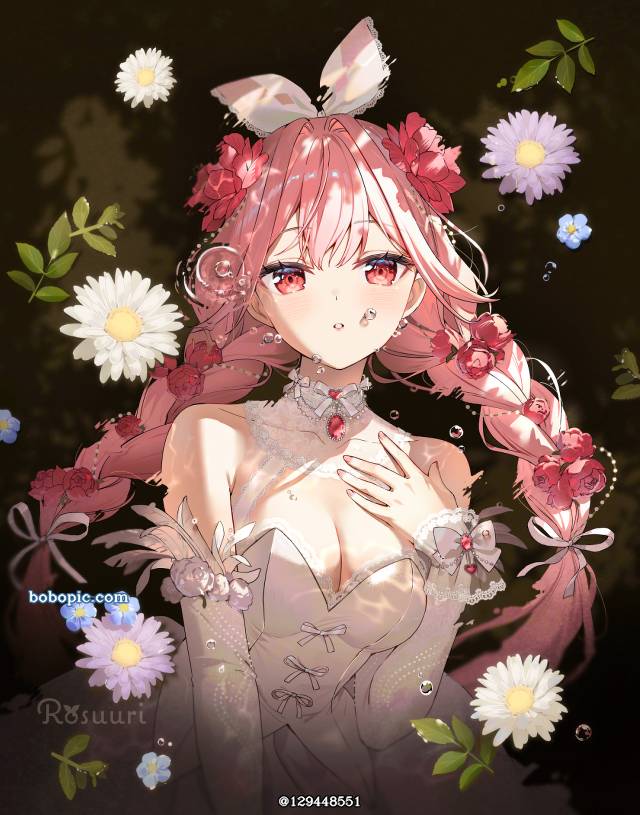 女孩子, 原创1000users加入书籤, 粉色头发