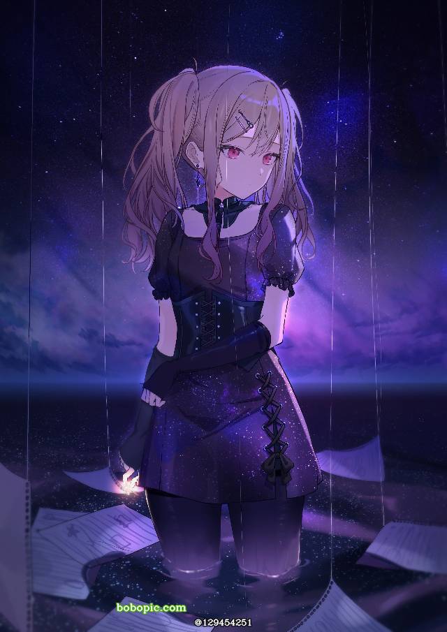 女孩子, 世界计划, Tenma Saki, partially in water