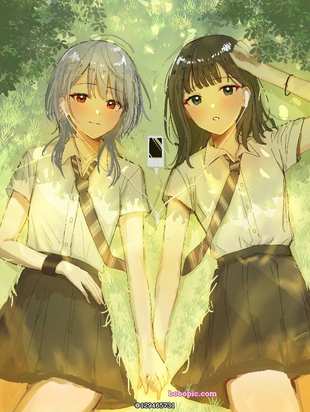 女孩子, 原创, 原创百合, yuri, uniform, 原创100收藏