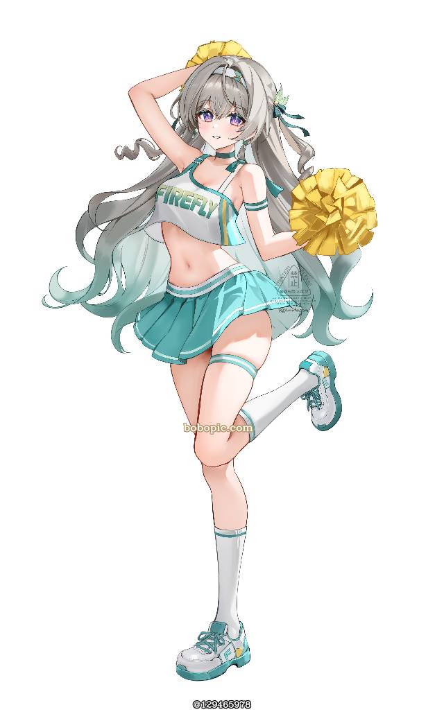 流萤（星穹铁道）, 崩坏：星穹铁道, 女孩子, Honkai: Star Rail, 啦啦队长, 可爱, 崩坏：星穹铁道1000收藏