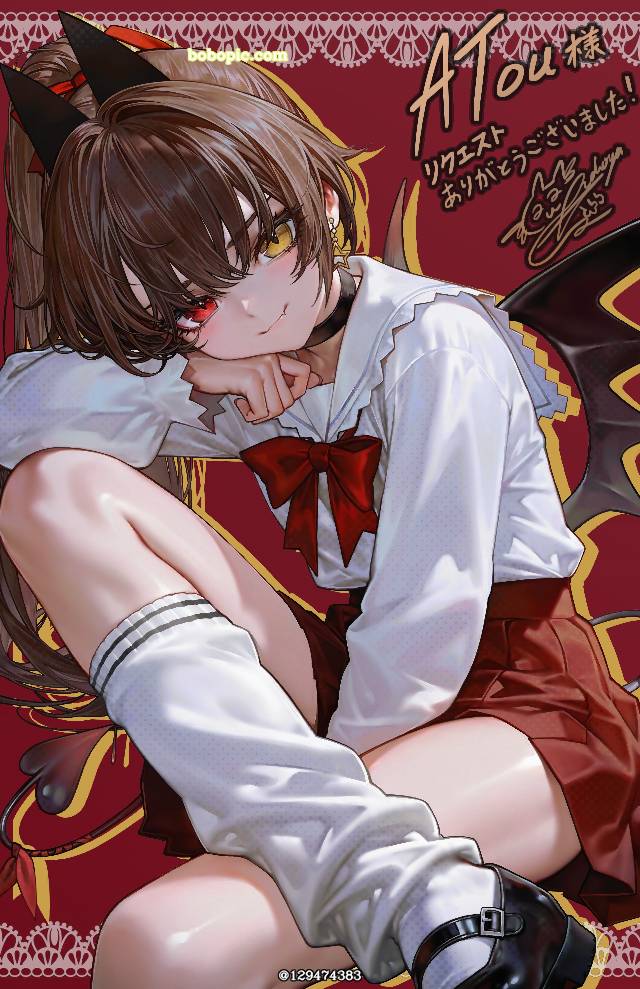 女孩子, 原创, 异色瞳