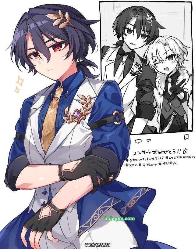 Honkai Star Rail yaoi, Dr. Ratio/Aventurine