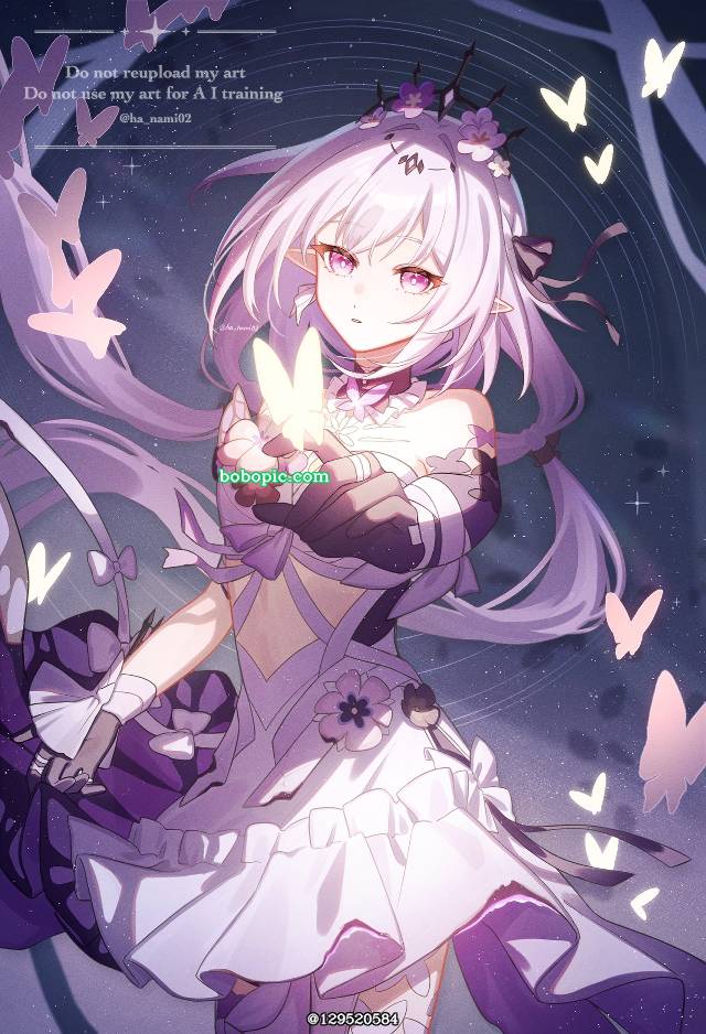 一张崩坏:星穹铁道,Castorice,斋藤千和,遐蝶绘画图片