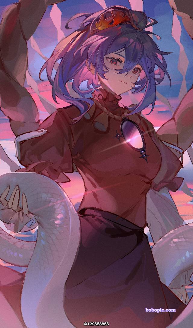 一张八坂神奈子,东方Project绘画图片