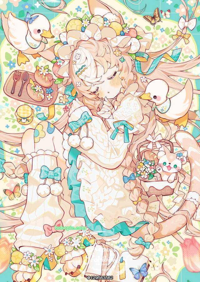 原创, 女孩子, flower