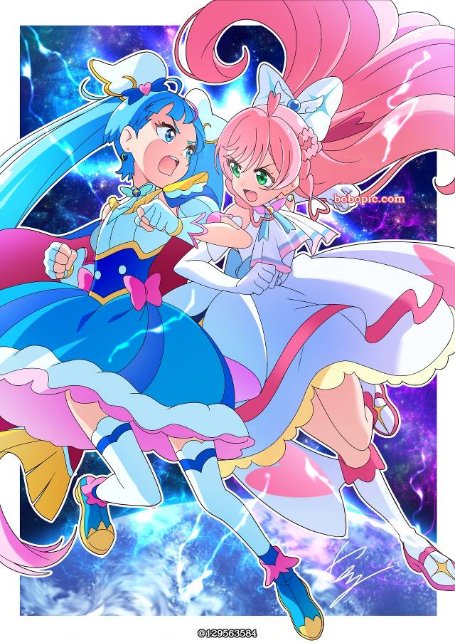 Spreading Sky! PreCure, Cure Prism, 天空天使, 光之美少女, Pretty Cure fight