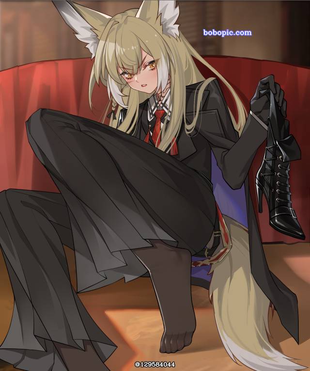Arknights, 明日方舟, 脚底, 脚指, 赤脚, 舔脚, 黑裤袜, 着袜足底, 恋足癖