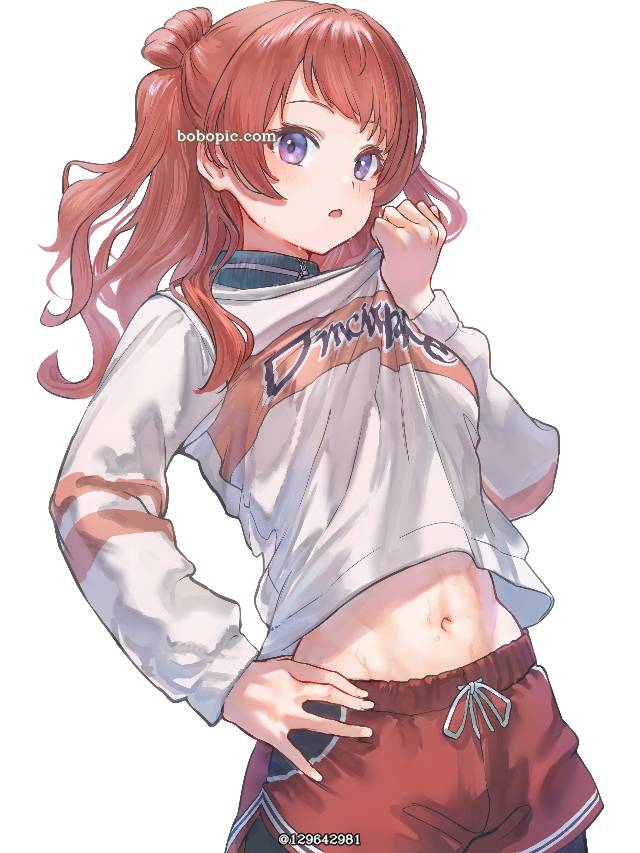 Gakuen IDOLM@STER, Saki Hanami, 腹肌, 露肚脐, 偶像大师100收藏, belly glimpse