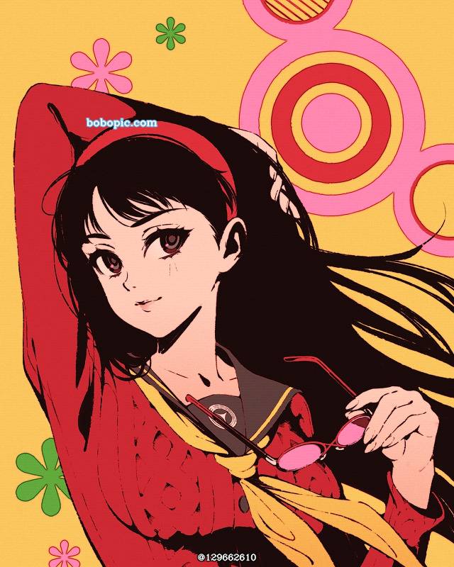 女神异闻录, 女神异闻录4, amagi yukiko, 眼镜, 二次创作