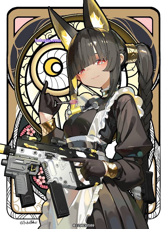 女仆, armed girls, 枪, 兽耳, 女孩子