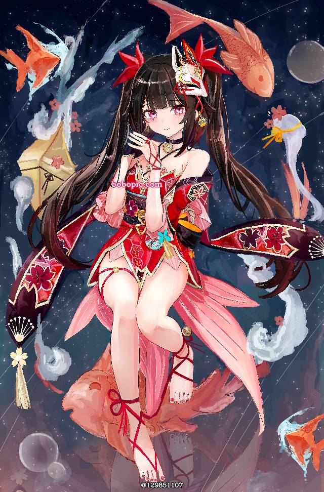 崩坏：星穹铁道, Honkai: Star Rail, Honkai: Star Rail, 花火（星穹铁道）, 焰火, 赤脚, 双马尾, 崩坏：星穹铁道500收藏