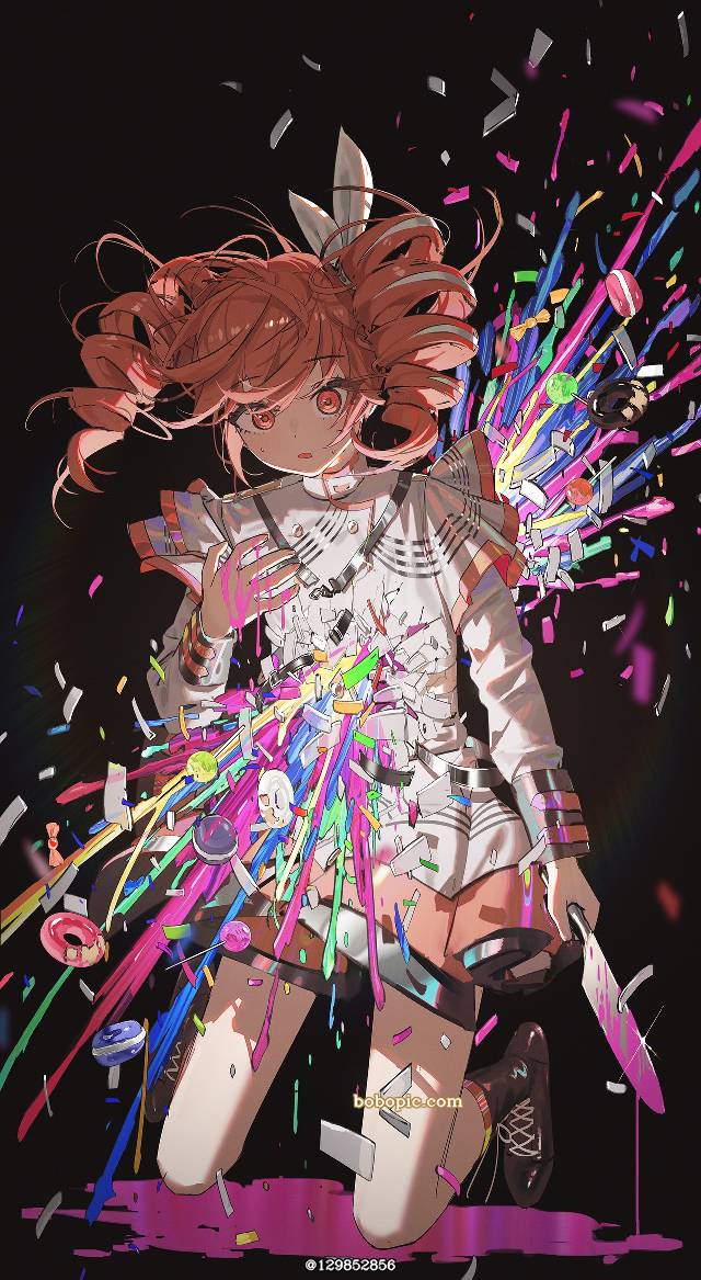 女孩子, 重音Teto, kneeling, VOCALOID 1000收藏