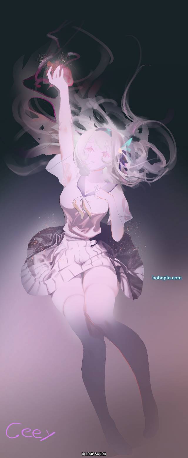 young girl, 女孩子, Honkai: Star Rail, Honkai: Star Rail, 崩坏：星穹铁道, Firefly, 流萤（星穹铁道）, 萤, doujin