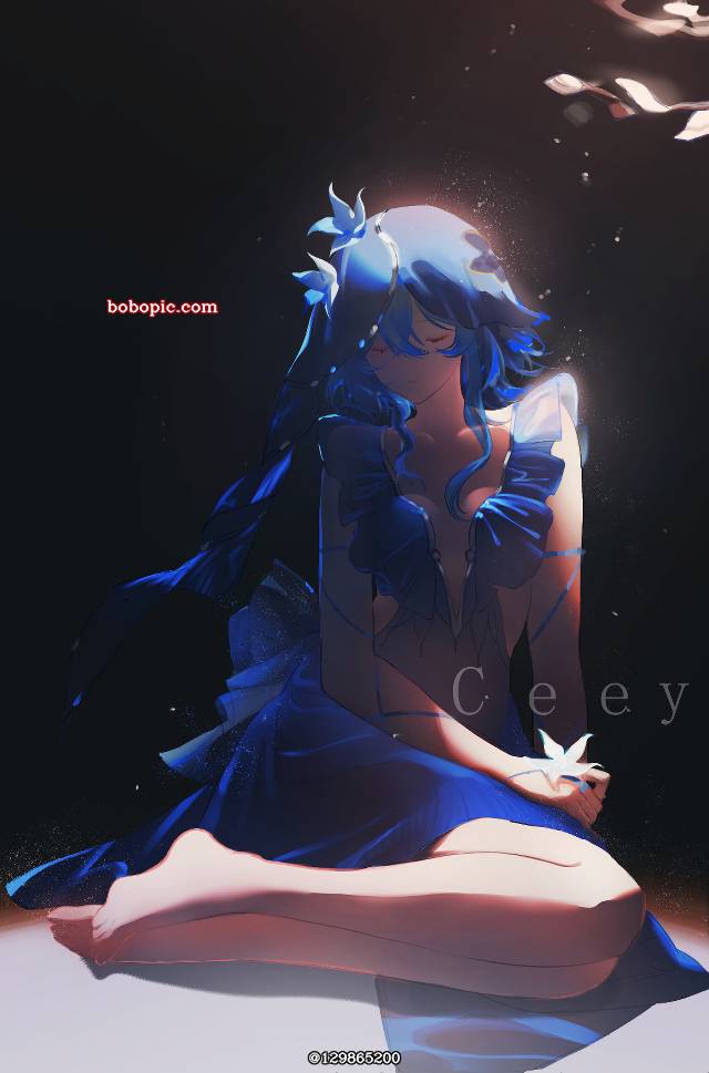 女孩子, Wuthering Waves, Wuthering Waves, The Shorekeeper, doujin, 裸足脚底