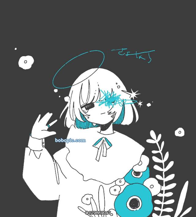 原创, 插画, 女孩子, digital illustration, scornful eyes, original illustration, angel