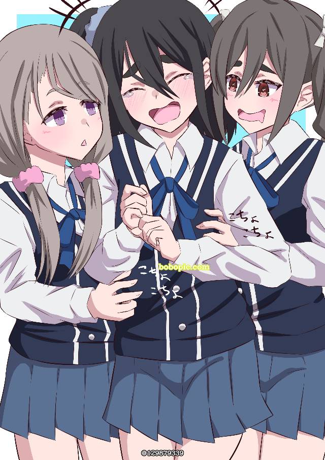 女高中生,挠痒痒,敷岛樱子,百合,雾山杏图片