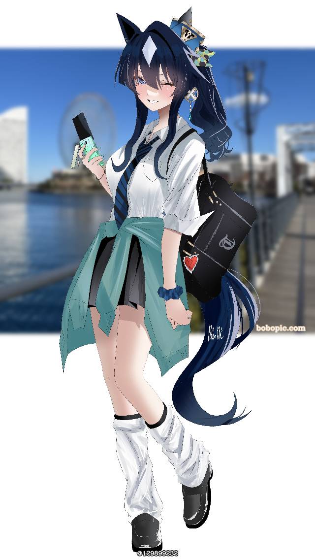 赛马娘Pretty Derby, 极峰（赛马娘）, tied around the waist