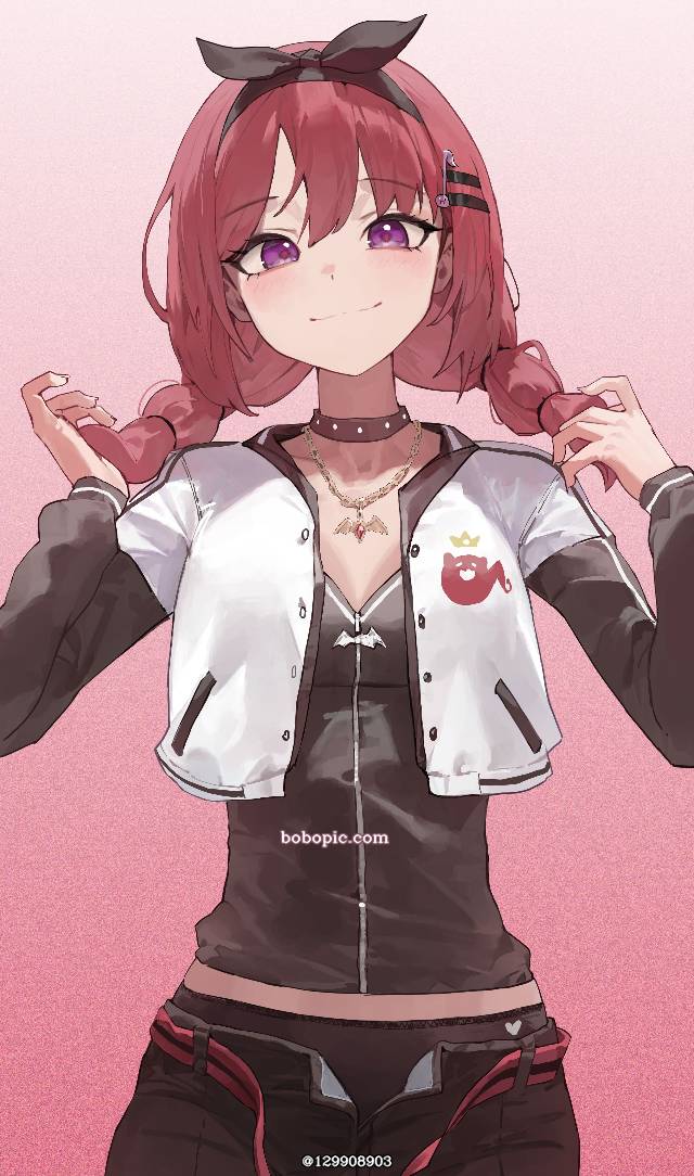 女孩子, purple eyes
