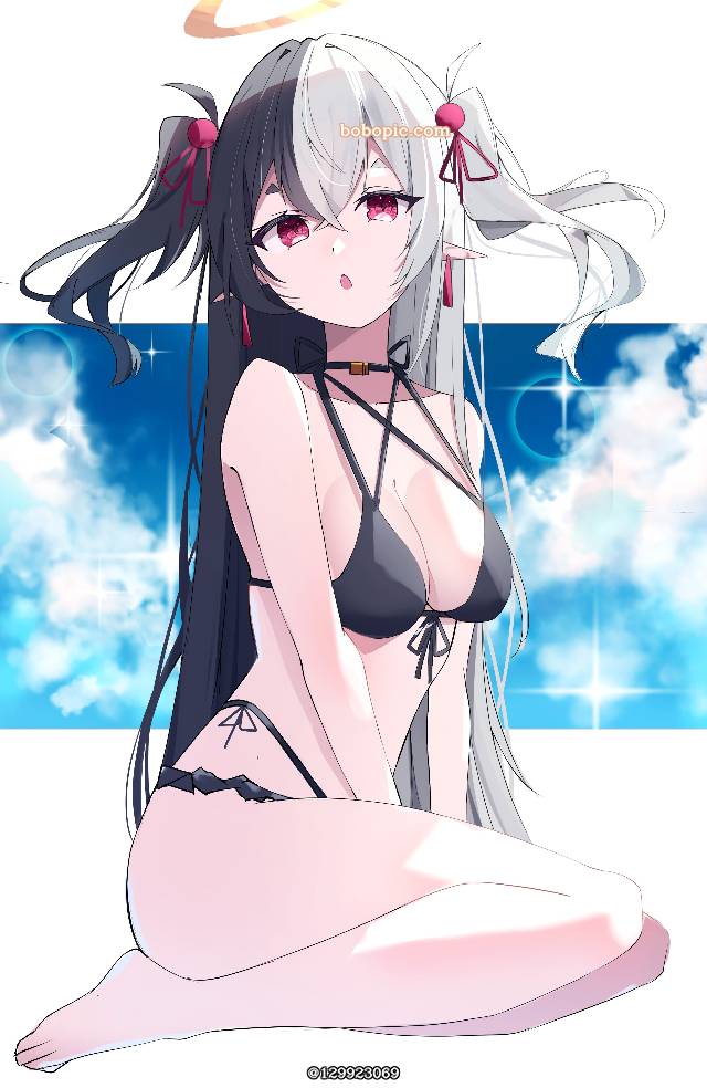 女孩子, 泳装, 原创